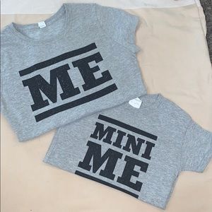Mommy and Me - me and Mini me shirt set
